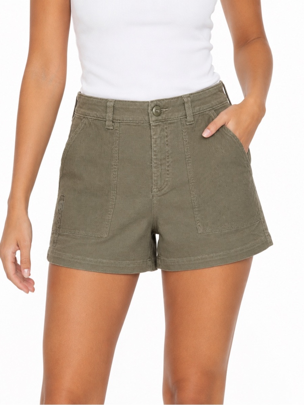 Alpine Design Women’s Utility Shorts – Olive Green | Size 4 Short | NWT
